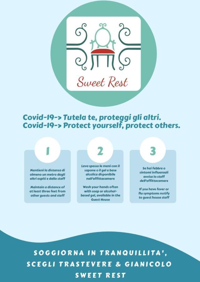 Trastevere & Gianicolo Sweet Rest Roma Exterior foto